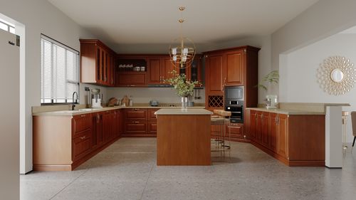 Latest company case about A Complete Classical Kitchen Solution in Uganda by MC World Company