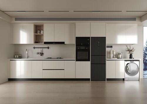Latest company case about Complete Modern White and Black Kitchen Delivery for FERDANA, Burundi