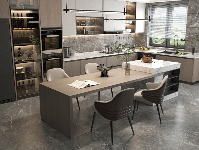 Home Kitchen Foshan Factory Furniture Kitchen Cabinet With Countertop 3
