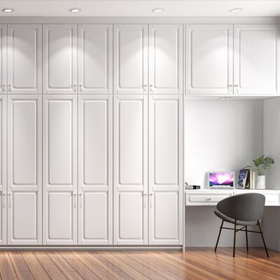 Solid Wooden Wardrobe Cabinet Carcase Custom For Bedroom 25mm
