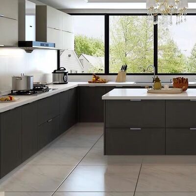buy Environmental Friendly Modern Kitchen Cabinet Complete with Faucet Accessories online manufacturer