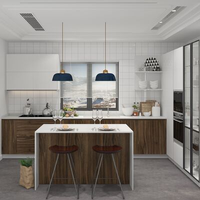 buy Modern Modular Built-In Wood Cupboard Complete Sets  Whole House Manufacturer online manufacturer