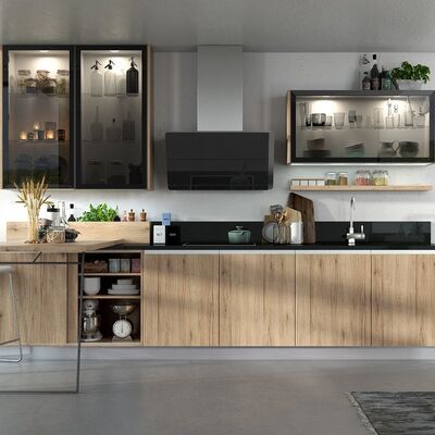 buy Kitchen Furniture Design Cabinet  Custom Wall Cabinet Storage Wood Cupboard online manufacturer