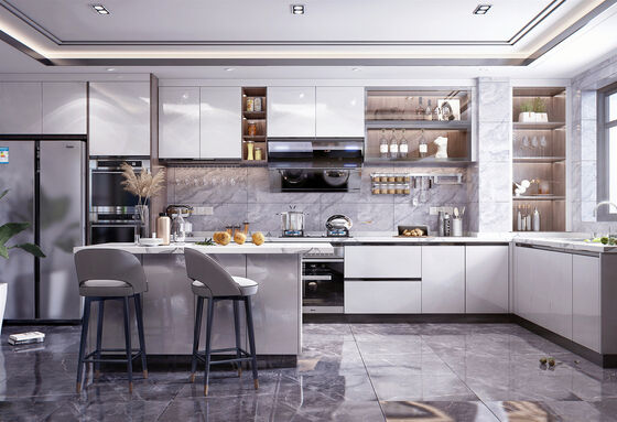 buy European Style Frameless Ready To Assemble Modular Modern Kitchen Cabinets online manufacturer