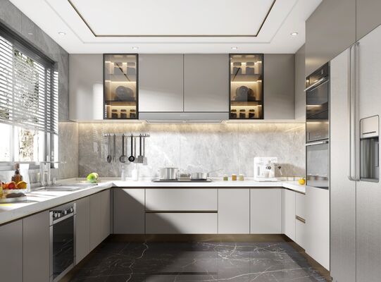 buy Modern Furniture Wood Full Complete Custom Kitchen Cabinets Set online manufacturer