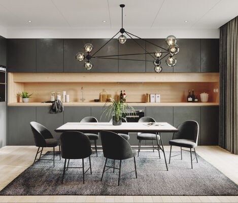 buy Wooden Customize Kitchen Furniture Modular Kitchen Cabinet Scratch-Resistant online manufacturer