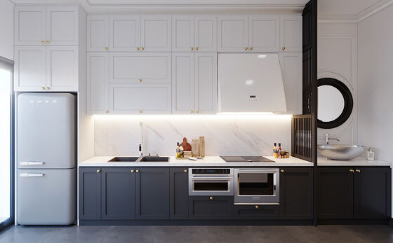 buy Wood Furniture Low Price Bespoke Self Assemble Kitchen Pantry Cabinet online manufacturer