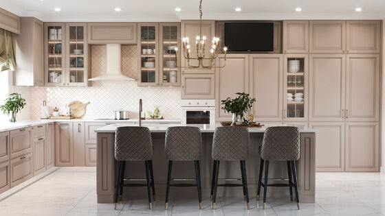 buy Laminate Modern Frameless Modular Kitchen Modern Kitchen Cabinets For Villa online manufacturer