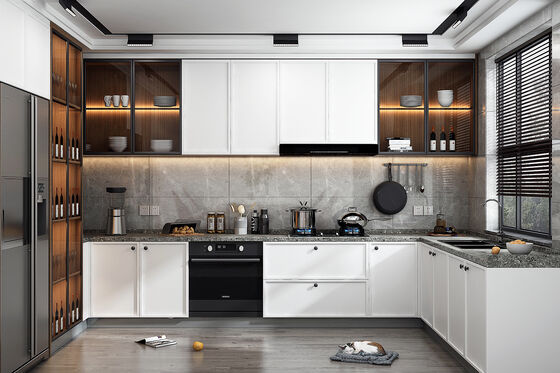 Kitchen Cabinets For Custom Prefab Houses Wooden Unit Designs Smart Cupboard