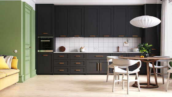 buy Free Customization Modern Sintered Stone Island Table Modular Kitchen Cabinets online manufacturer