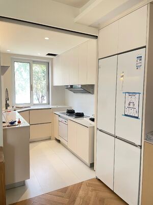 buy Fixed White George Standard Export Packing Cupboard Kitchen Cabinets online manufacturer