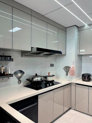 buy Plywood Door Material Modern Commercial Furniture Ready Made Kitchen Cabinets online manufacturer