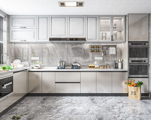buy Modern MDF Kitchen Cabinet Door Panel for Hotels and Apartments online manufacturer