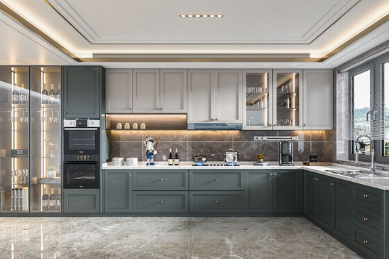 buy Modern Kitchen Cabinet Custom Wooden Modular Design online manufacturer
