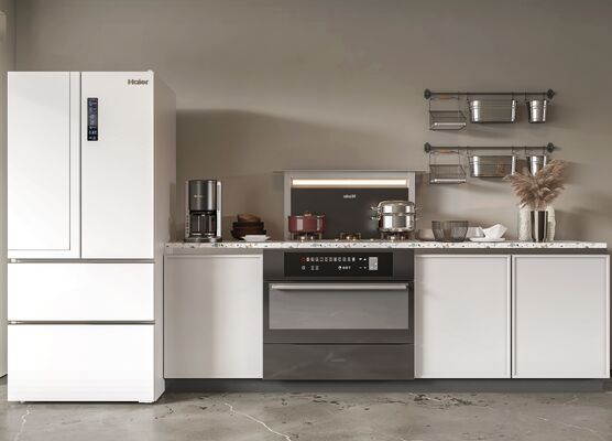 buy L Shape MDF Lacquer Kitchen Cabinets Set Modural Kitchen Furniture for Villa online manufacturer