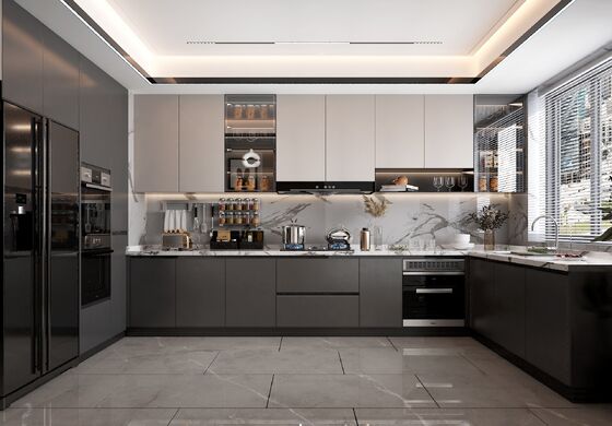 Wood Eco-Friendly & Water Resistant | Innovative Smart Storage Kitchen Cabinets