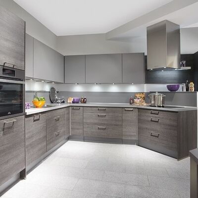 Microwave Ethiopian Modern Kitchen Cabinet Alder Wood Movable