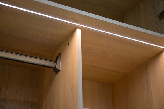 Manufacturer Adjustable Sliding Door Wardrobe 7ft ISO9001 Certificated