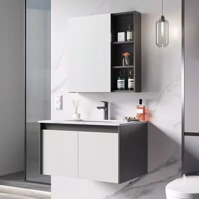 Environment Friendly Painted Bathroom Vanity Unit 800mm Mirror lighted