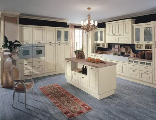 Wooden Kitchen Storage Furniture Shaker Door RTA Kitchen Cabinets