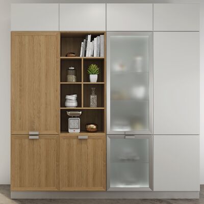 China Manufacturer Small Home Modular Kitchen  Friendly E0/E1 Grade Furniture