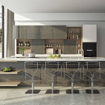 Wholesale Complete Melamine Kitchen Units Set Modern Cabinet