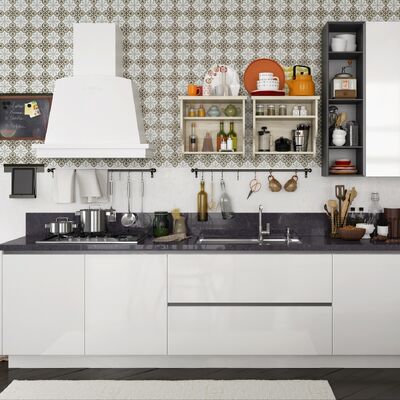 Modern Apartment Kitchen Cabinet with Optional Appliance Home Storage