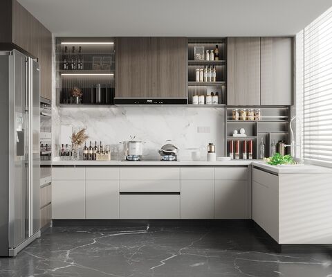 Modern Kitchen Cabinets Sets Modular Wall Mounted Kitchen Cupboards Furniture