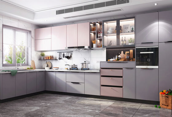Custom High End Design Oak Solid Wood Modern Kitchen Cabinets