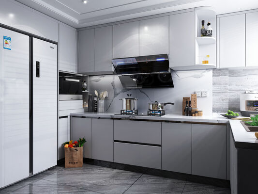 European Style Frameless Ready To Assemble Modular Modern Kitchen Cabinets