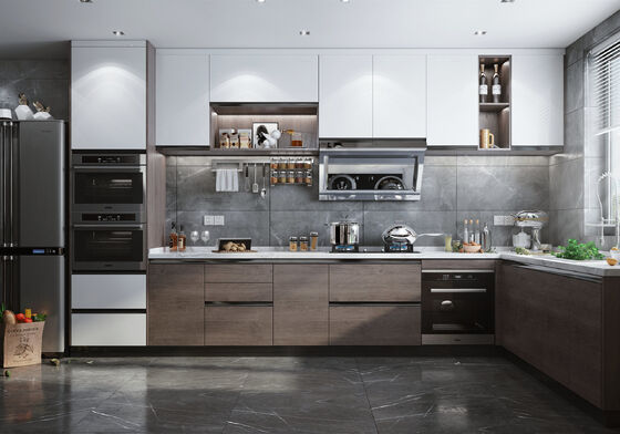 Modern Acrylic Kitchen Design Unit Cabinet Door Modular Lacquer Kitchen Cabinet