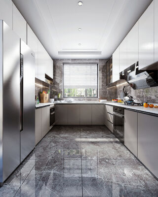 Customizable Plywood Doors Cabinet Moduar Kitchen Furniture Design Wood Lacquer
