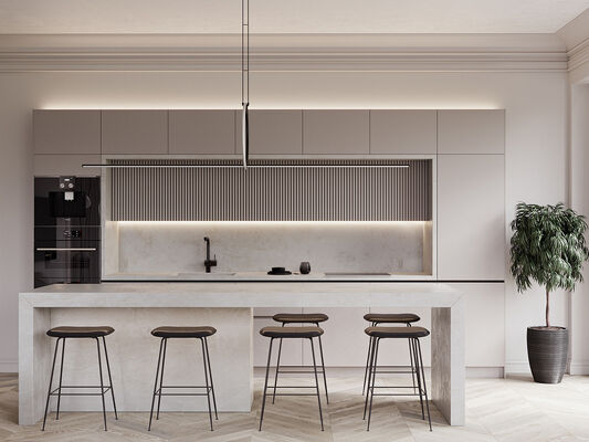 China Factory Wholesale Home Furniture Modern Modular Kitchen Cabinet Cupboard