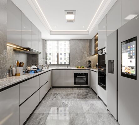 Wood Furniture Low Price Bespoke Self Assemble Kitchen Pantry Cabinet