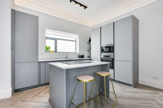 Modern Cabinets Furniture Industrial High Glossy Lacquer Wood Kitchen Cabinet