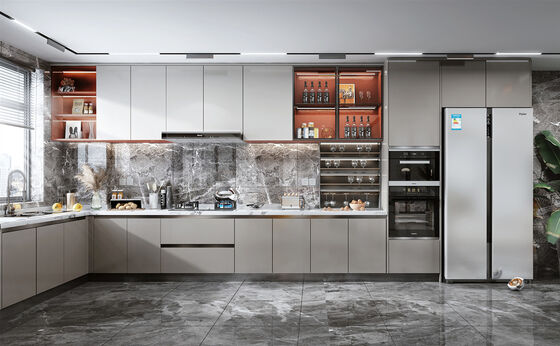 Affordable Kitchen Cabinets Modern Melamine Custom Plywood Island Cabinets Set