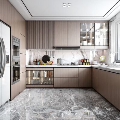 Modern Modular One-Stop Designs Home Furniture For Villa Kitchen Cabinet Set