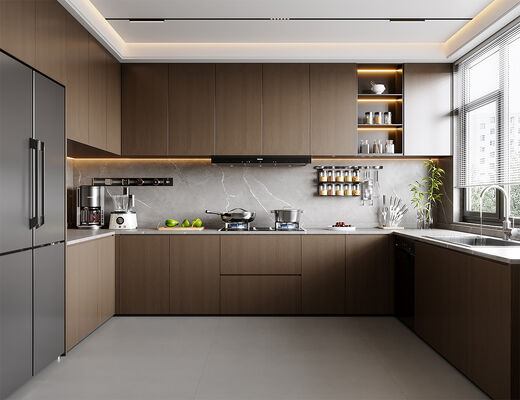 Smart Furniture Modern Cupboard Kitchen Cabinet For Apartment Hospital