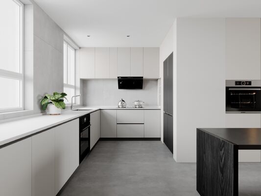 Custom Kitchen Cabinets Premium Quality Wood Exquisite European Style Factory