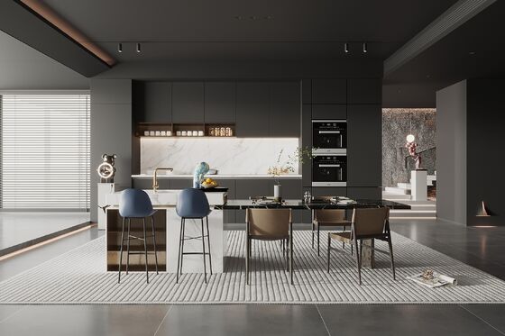 Custom Kitchen Cabinets Premium Quality Wood Exquisite European Style Factory