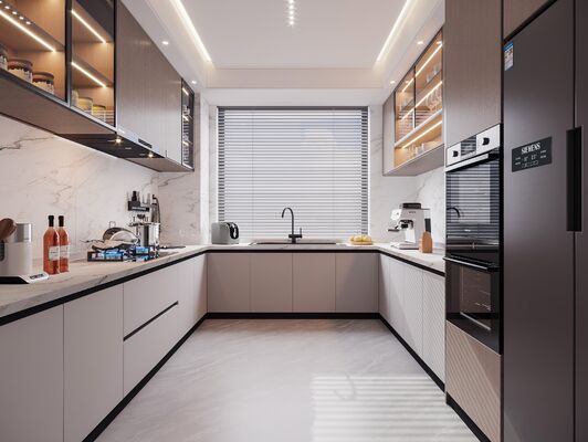 Hotel Modern Kitchen Cabinet Durable And Stylish For Kitchen Requirements