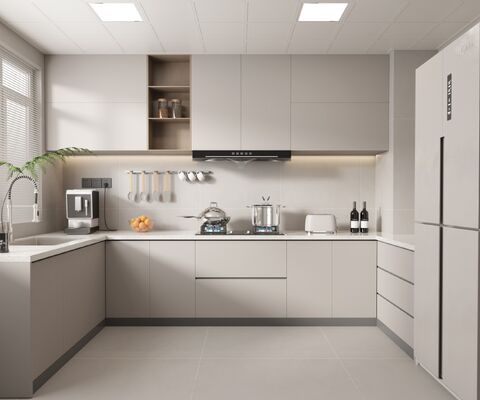 Custom Complete Modern Shaker Designs Island Modular Kitchen Cabinet