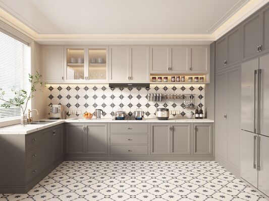 Home Furniture Luxury Modular Wooden Kitchen Cabinet Set Cabinetry
