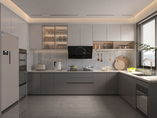 Customized Shaker Style Kitchen Cabinets Cabinetry For Dining Room