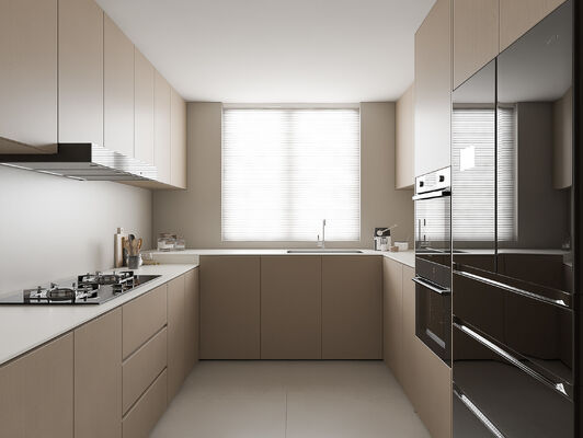 White Lacquer Combine Bookshelf Wooden Cupboards Modular Kitchen Cabinet