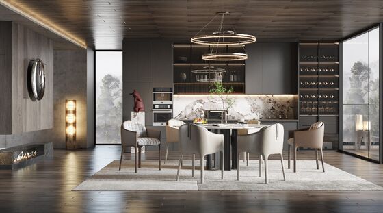 Home Kitchen Foshan Factory Furniture Kitchen Cabinet With Countertop
