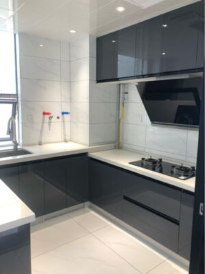 Apartment Elegant Modern Minimalist Kitchen Cabinet For Stylish Interiors