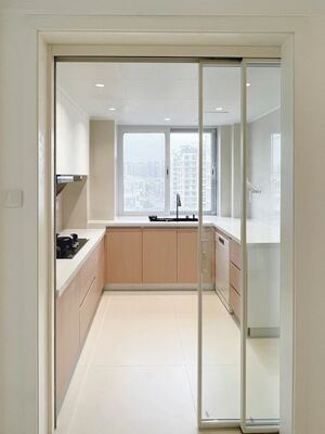 High End Interior Design Commercial Coffee Bar Counter Kitchen Cabinet