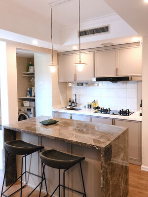 Kitchen Pantry Cupboard Lacquer MDF Kitchen Cabinet Design From China