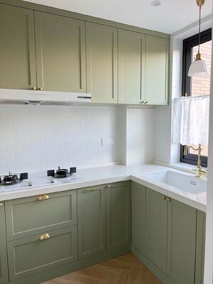 Laminate Kitchen Cabinet Sets With Clear Glass Door Panel Wall Cabinets